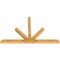Ekena Millwork Saratoga Rough Sawn Timber Gable Bracket, Western Red Cedar, 84"W x 53"H x 4"D x 4"F, 15/12 Pitch GBW084X53X0404SAR00RWR - alternate 2
